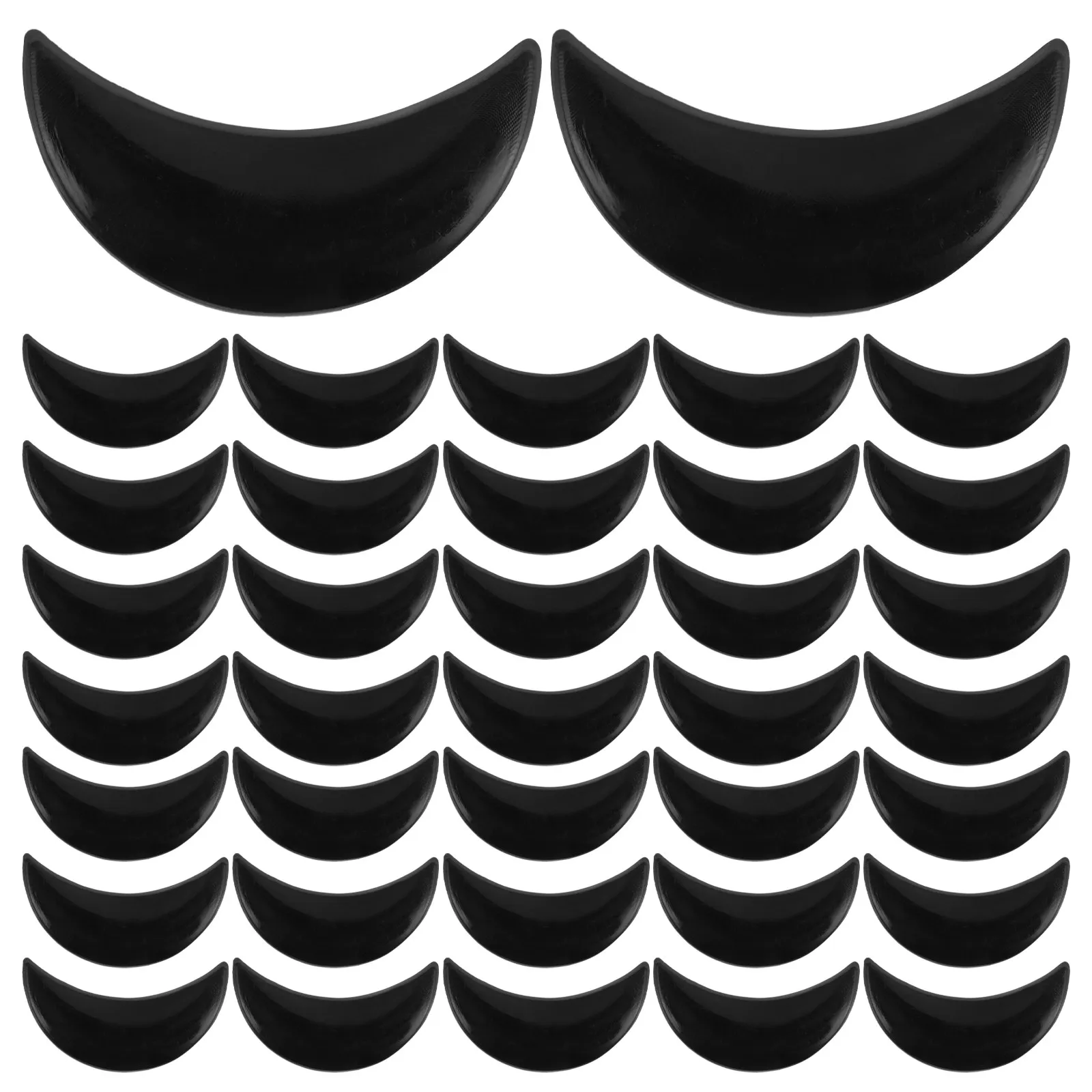 

200Pcs Craft Mouth Pieces Moon Shape DIY Handmade Puppets Animal Projects Sewing Accessories for Creative DIY Crafts