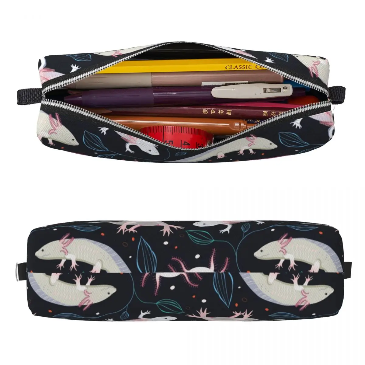 لطيف مقلمة قنفذ البحر السمندر الحيوان حامل أقلام أكياس للطلاب سعة كبيرة الطلاب الهدايا المدرسية pencelcases