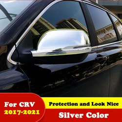 For Honda CRV CR-V CR V 2017 2018 2019 2020 2021 Side Wing Mirror Cover Rear View Overlay Trim Chrome Car Styling Accessories