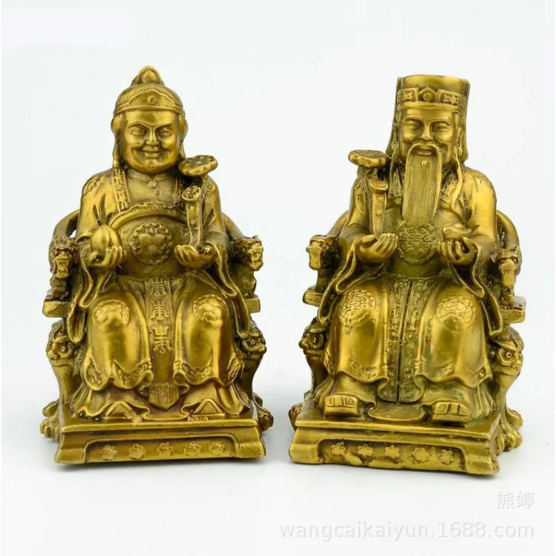 

Male Earth Grandmother Figure Statue Copper Crafts