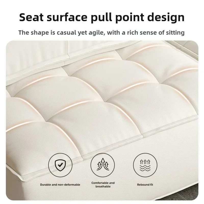 Living Room Rental Room Lazy Sofa Tofu Block Small Apartment Single Bedroom Chair Furniture Living Room Sofa Combination Sofa image 5
