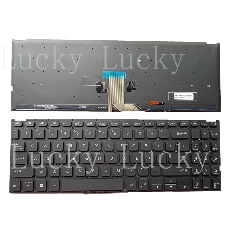 

f New for Asus Vivobook F512J F512JA X512J X512JA X512JP Keyboard US Backlit