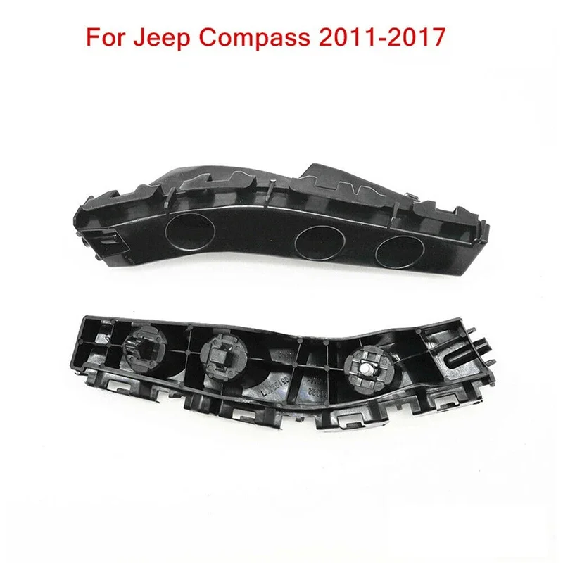 1 Pair Car Front Bumper Bracket Retainer Plastic Hold Mount for Jeep Compass 2011 2012 2013 2014 2015 2016 2017 Auto Accessories