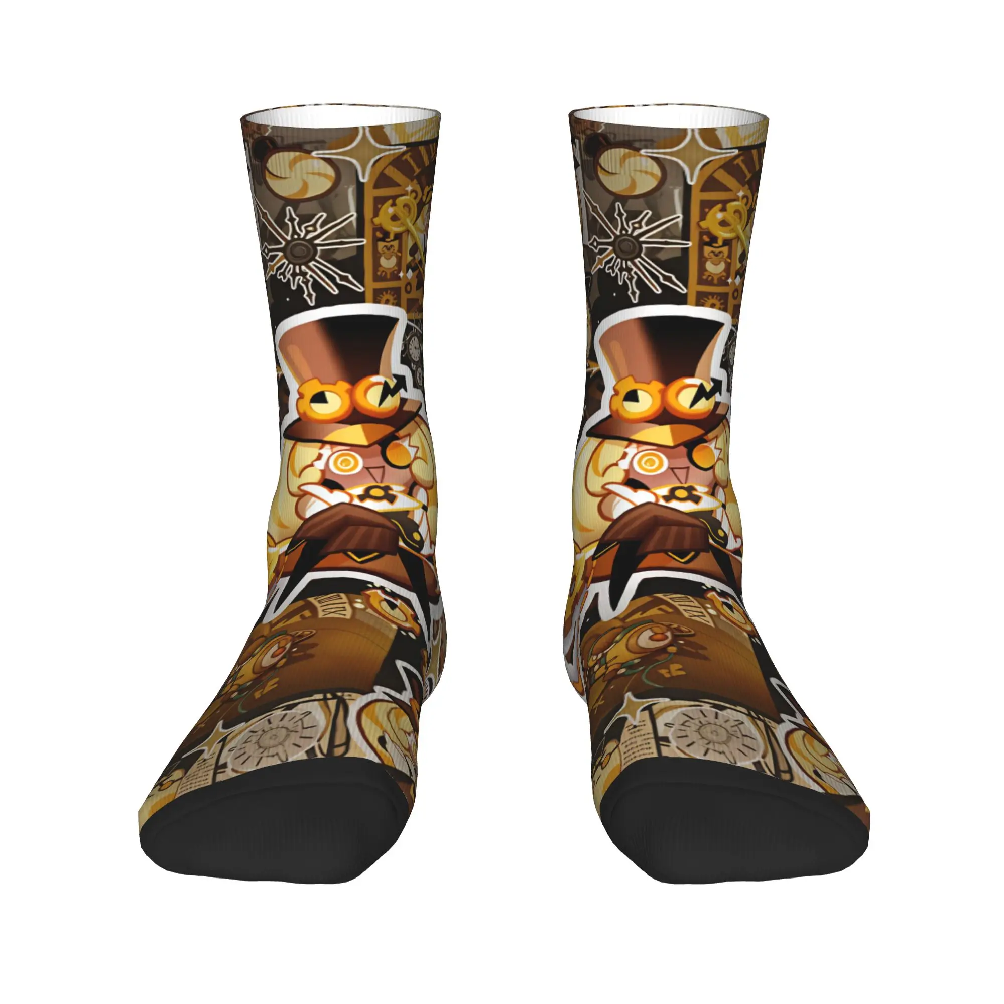 Shadow Milk Socks Cookie Run Kingdom Harajuku Stockings Adults Men Comfortable Outdoor Socks Spring Design Non Skid Socks