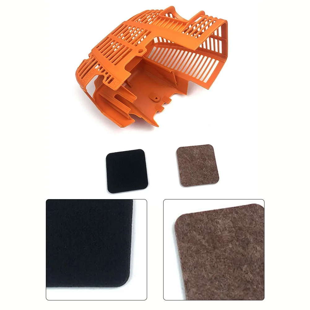 Keep Your Trimmer Running Efficiently with Shroud Engine Cover Air Filter Set for Stihl Fits FS75 FS85 FS85R