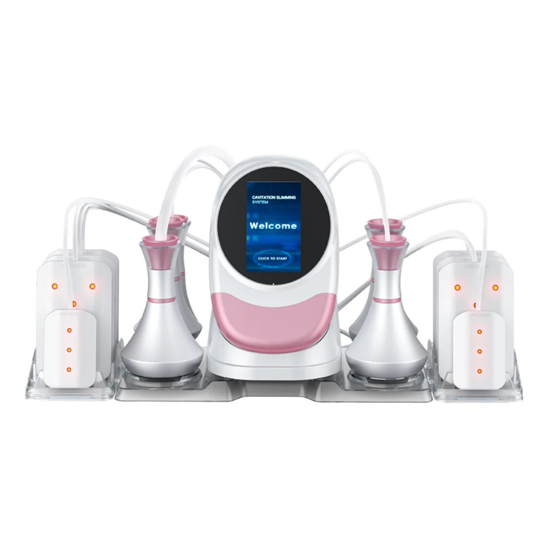 New 6 in 1  Frequency RF 80K Cavitation Slimming Ultrasonic Liposuction Muscle Massager Machine For Fitness Spa Body Shape