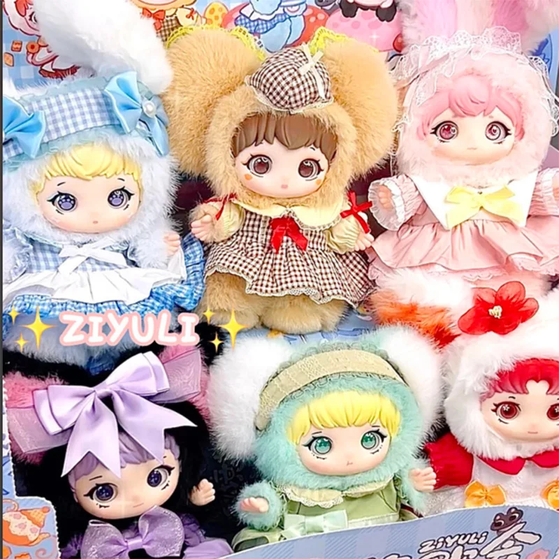 

Ziyuli Lolita Secret Realm Tea Break Series Blind Box Kawaii Toys Action Anime Figure Surprise Mystery Box Dolls Girls Gift