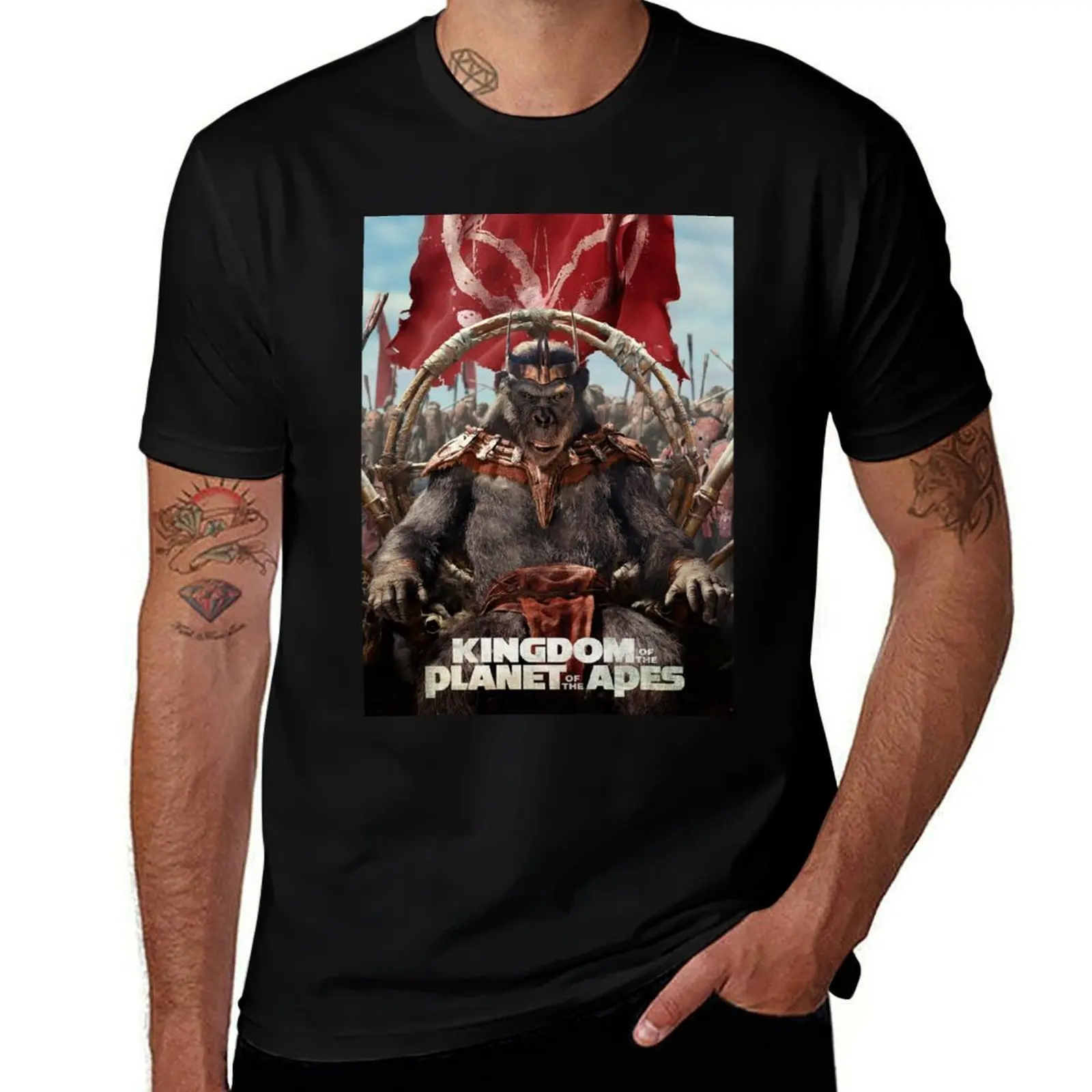 

Kingdom of The planet of The apes T-Shirt quick-drying oversized t shirt Funny t-shirts workout shirts for men