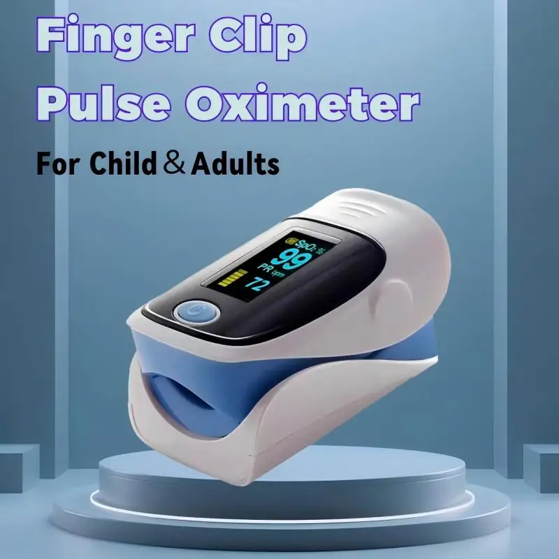 

AiQUE Rechargeable Finger Clip Pulse Oximeter Digital OLED Display SPO2 Blood Oxygen Saturation Meter Child＆Adults Healthcare