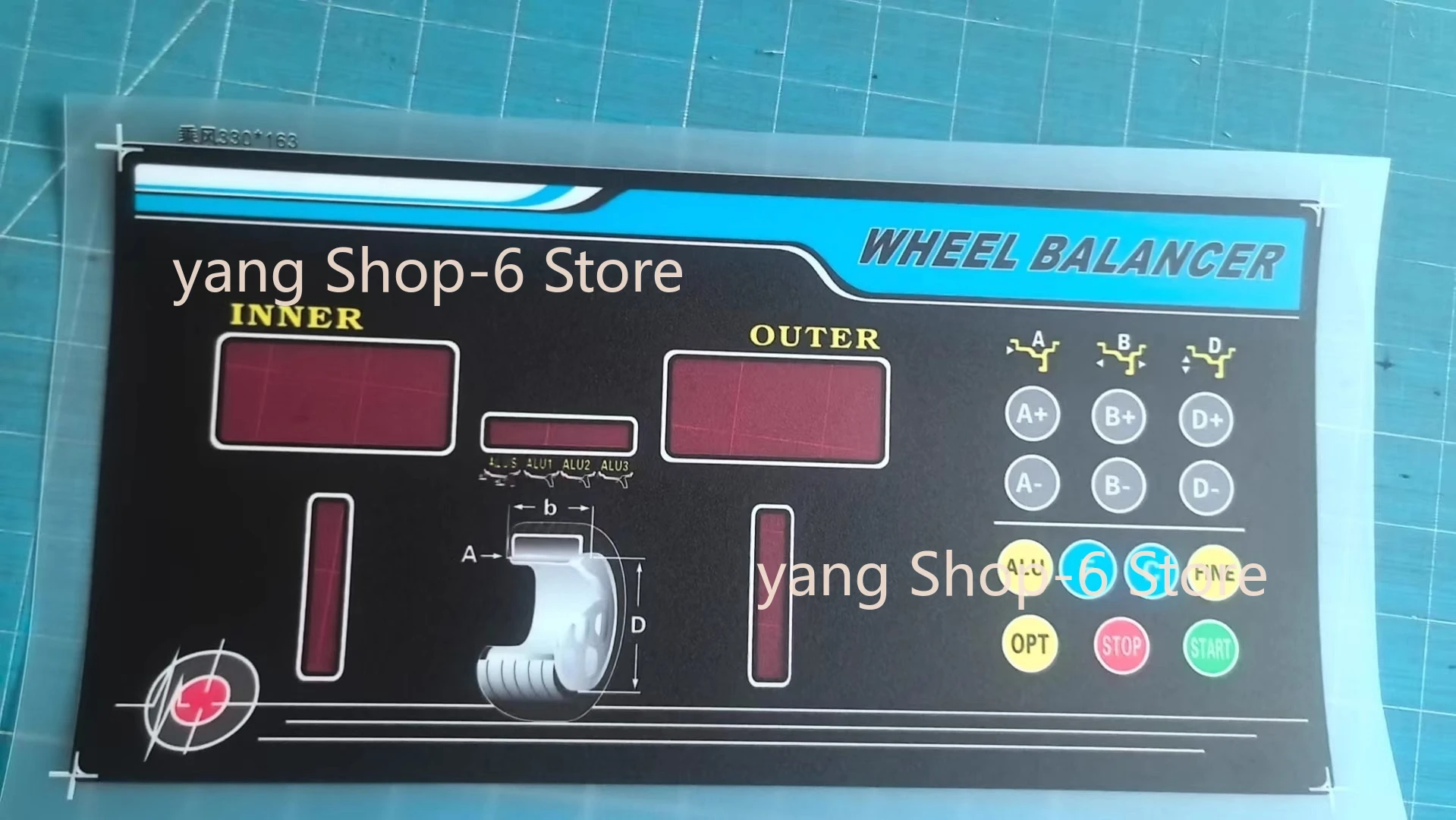 

Car Wheel Balancer Film Screen Parts Tire Repair Tool