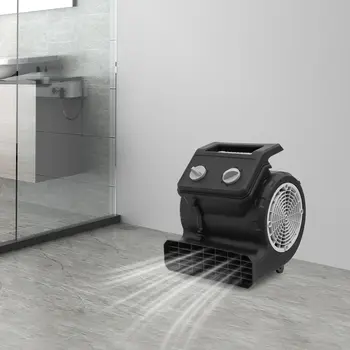 110V 250W 家庭用高風量送風機 湿気除去床乾燥機 3速換気扇付き ホテルカーペット乾燥機 家庭用 10 best sales 床乾燥機 - №5