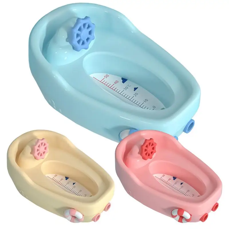 

Baby Bath Temperature Toy Cartoon Bath Temp Monitor Fast-Reading Waterproof Baby Bathtub Temperature Toy for Travel Nursery