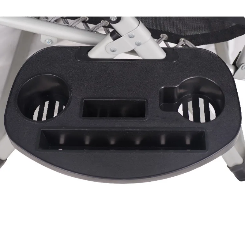 1 Pcs Folding Relaxation Chair Drink Holder 1 Pcs Recliner Accessories Tray for Outdoor Fishing Camping Beach Use