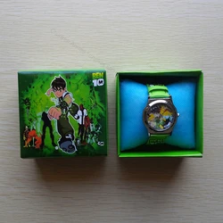 Ben 10 Cartoon Anime Figures Children's Watch men Color Random Boxed Quartz Watch Fashion Kids Toys for Boys Birthday Gifts