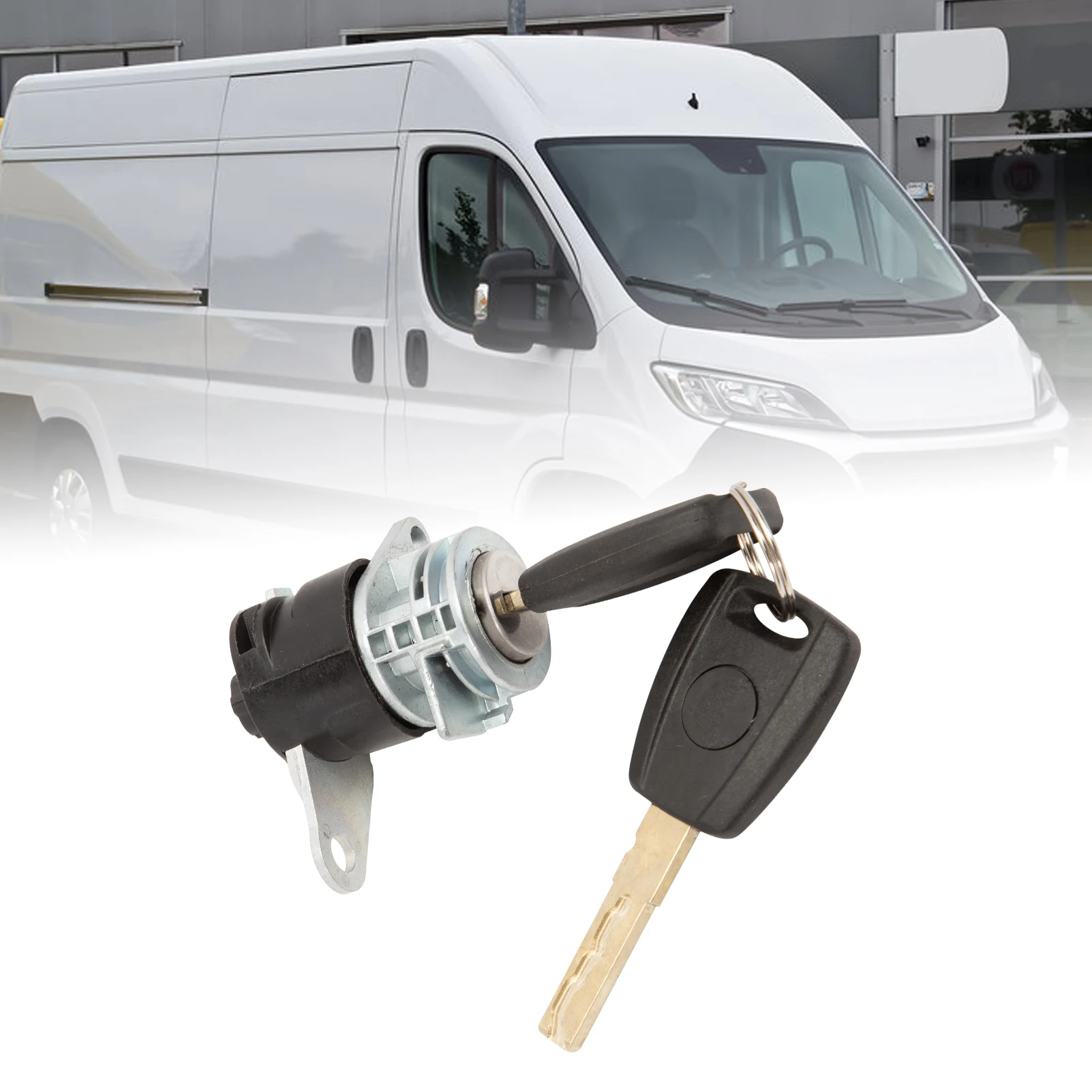 Rear Door Lock with 2 Keys Tailgate Lock for Boxer (2006 -), Ducato (2006 -), Jumper (2006 -), Doblo (2014 -) 4262SK