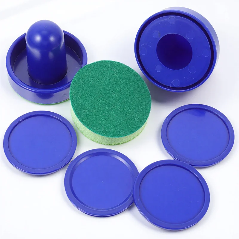 

2 set Pucks Durable Air Hockey Accessory Pushers Replacement Accessories For Mini Table Equipment Hockey Parts