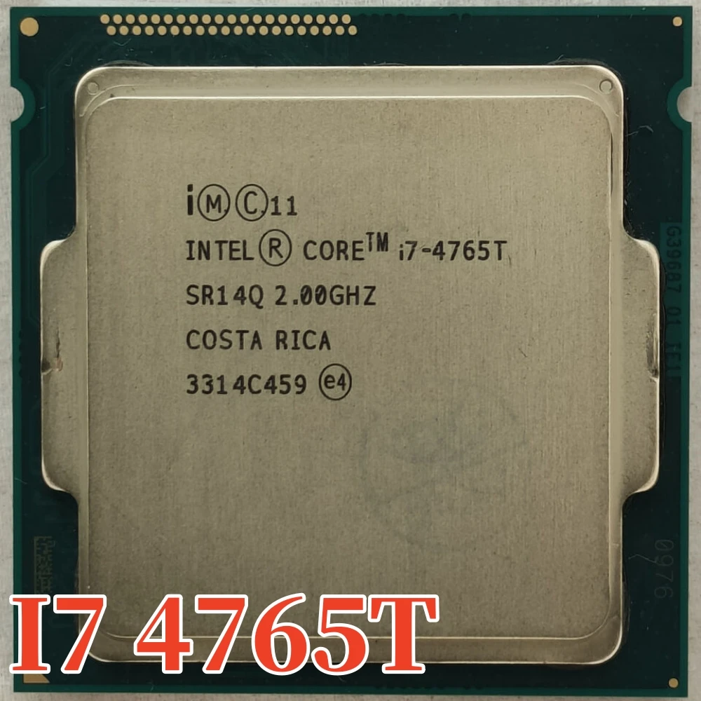 

Original Intel Core I7-4765T CPU 2.00GHz 8M 35W 22nm LGA1150 Quad-core Desktop I7 4765T processor Free shipping