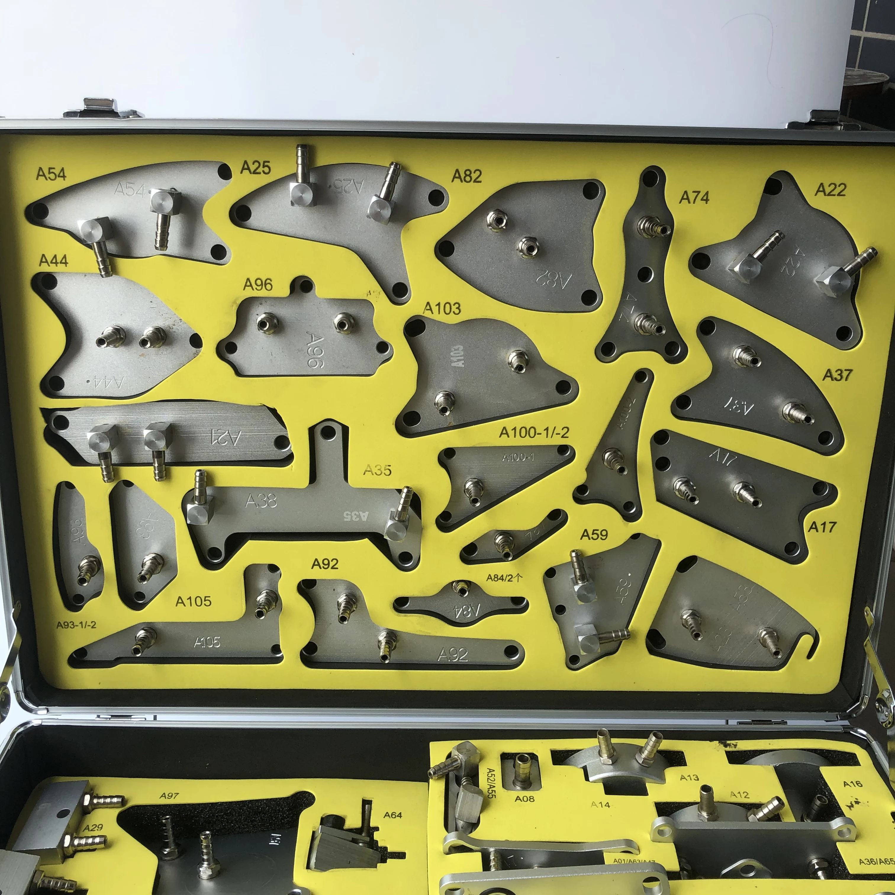 Adattatori rapidi ATF da 115 pezzi Lega di alluminio di alta qualità per cambio olio cambio cambio cambio cambio cambio per modello 140