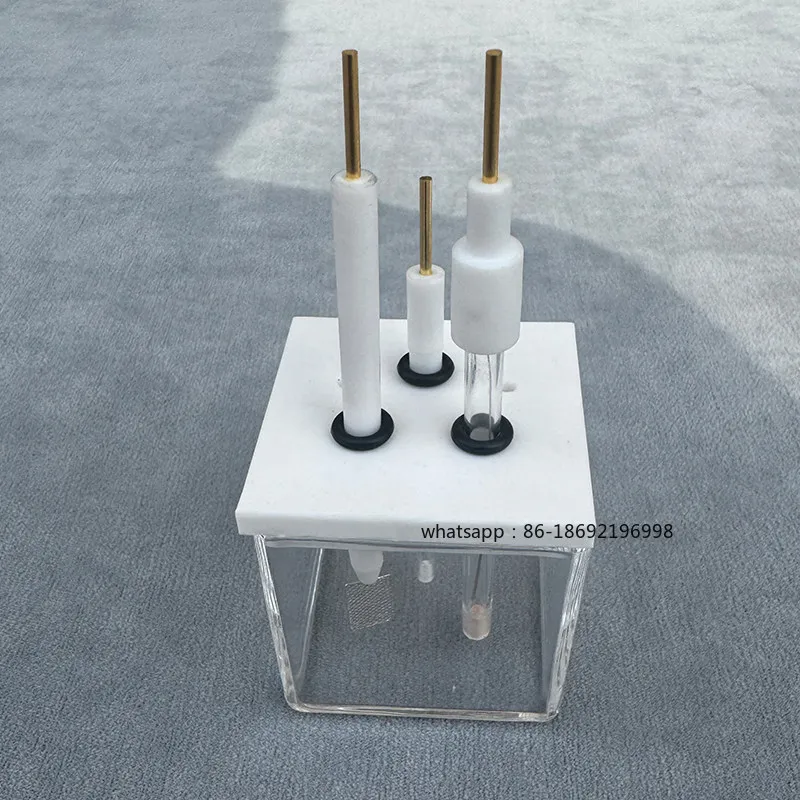 Quartz Electrolytic Cell Photocatalytic Electrochemical Electrolyzer JGS1 Glass Cell Body High Light Transmittance and Acid