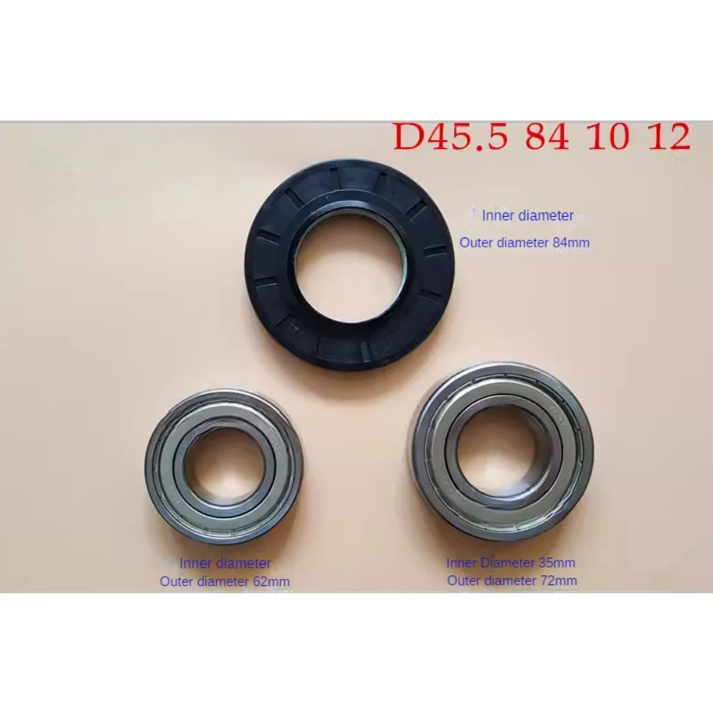 New D35 Bearing 6205RZ 6206RZ For Samsung Washing Machine Water Seal D25 6203RZ 6204RZ D30 6204 6205 D45 6206RZ Washer Parts