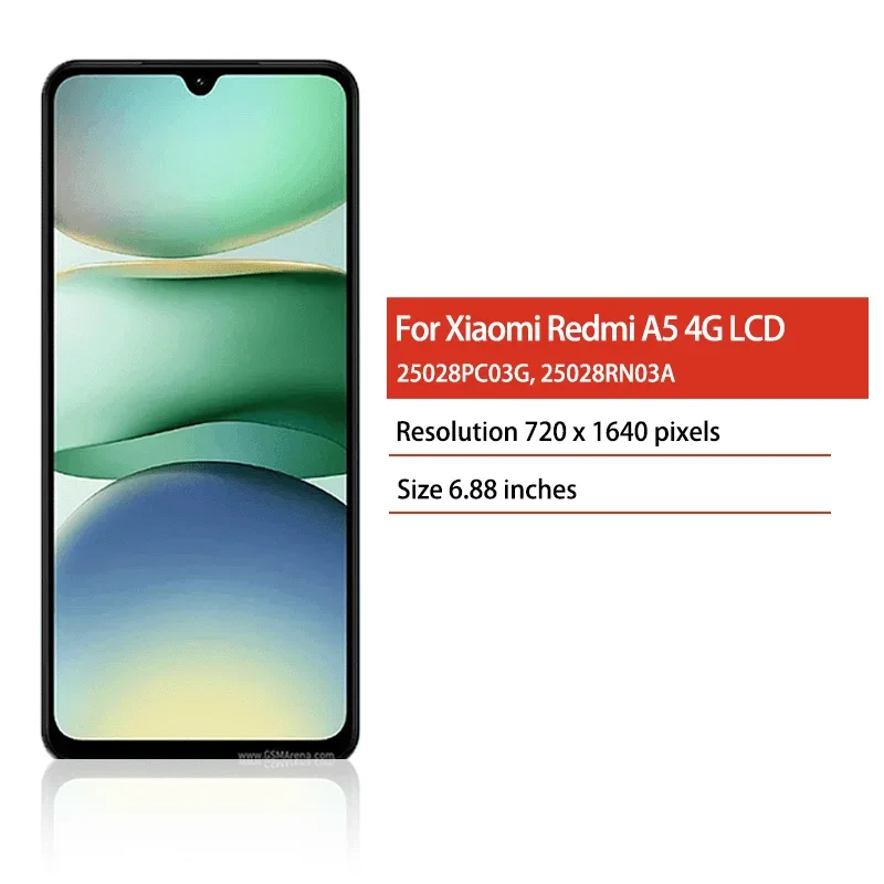 Wyświetlacz 6.88” do Xiaomi Redmi A5 25028PC03G, ekran dotykowy, digitizer, moduł LCD do Redmi A5 4G 25028RN03A — zdjęcie produktu 2