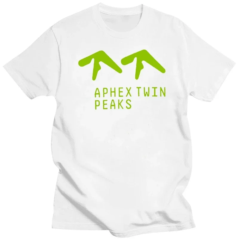 Hot Sale Limited Aphex Twin Peaks Fashion Printed T Shirt  Novelty Trend Singer Mark Graphic T-shirt Trendy Streetwear Men Tees