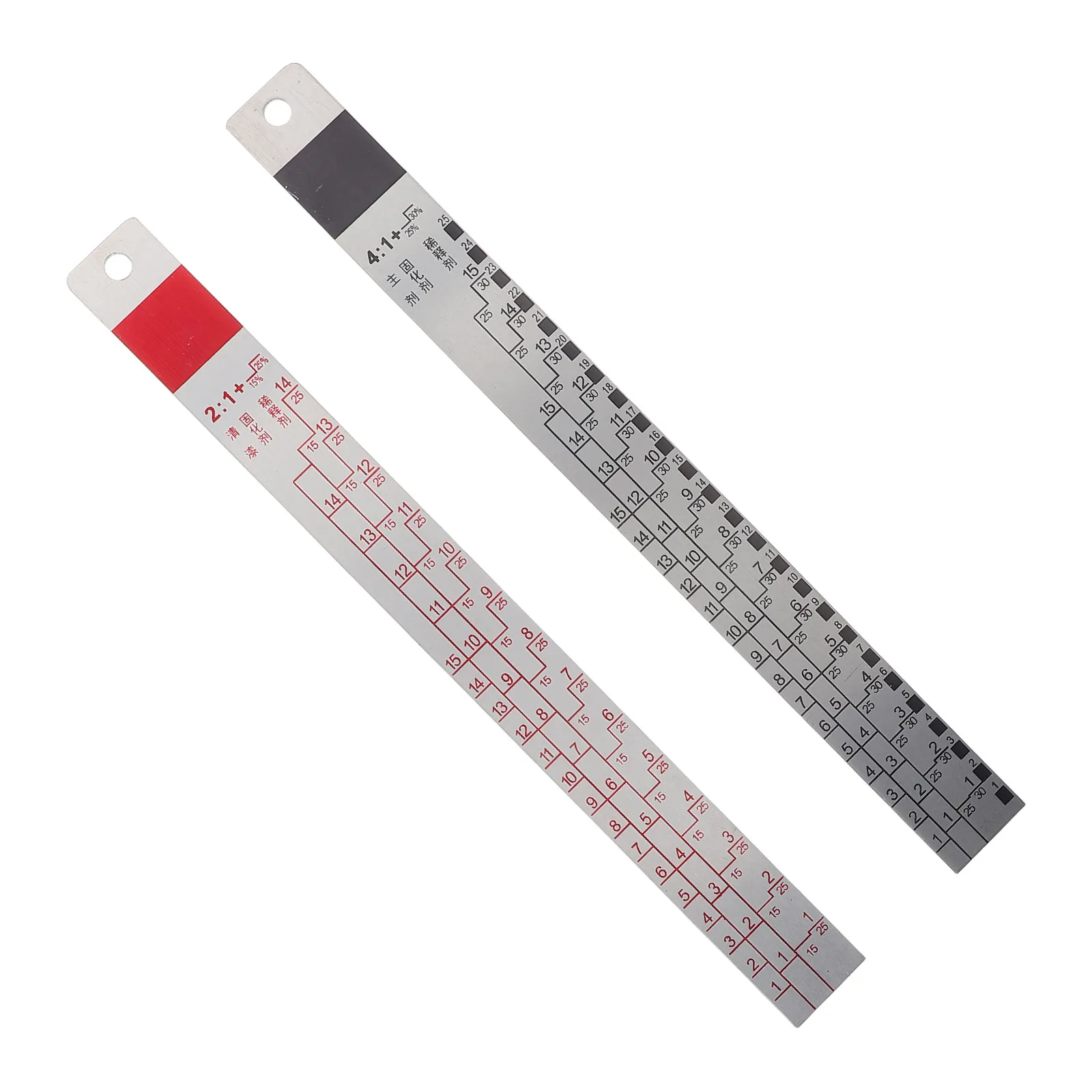 

Car Paint Mixing Scale Measuring Stick Professional Epoxy Stirring Tool Metal Spatula Ruler Color Mixer Painting Tools Car