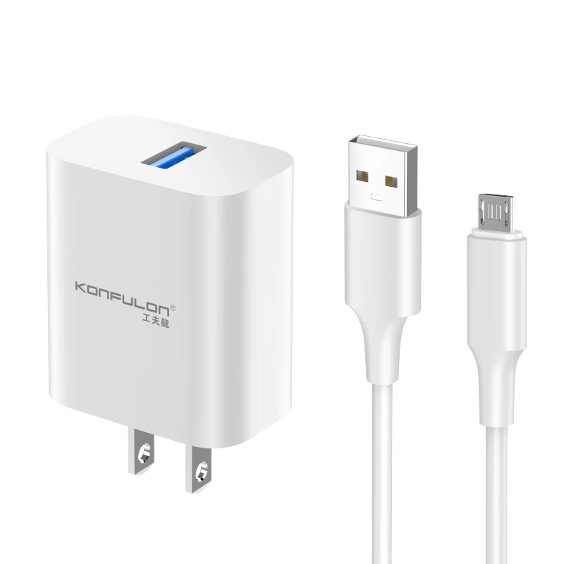 hit productFactory Sell Usb Cellphone 110-220v Wall Charger with Usa Power Plug 5V 3A with Cable