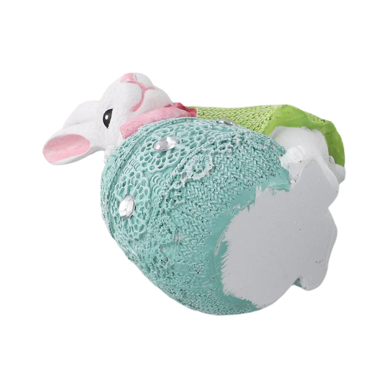 

Праздничный декор для стола: статуэтки пасхальных кроликов с очаровательными выражениями, изысканный дизайн, детальное исполнение, 12x8x6 см