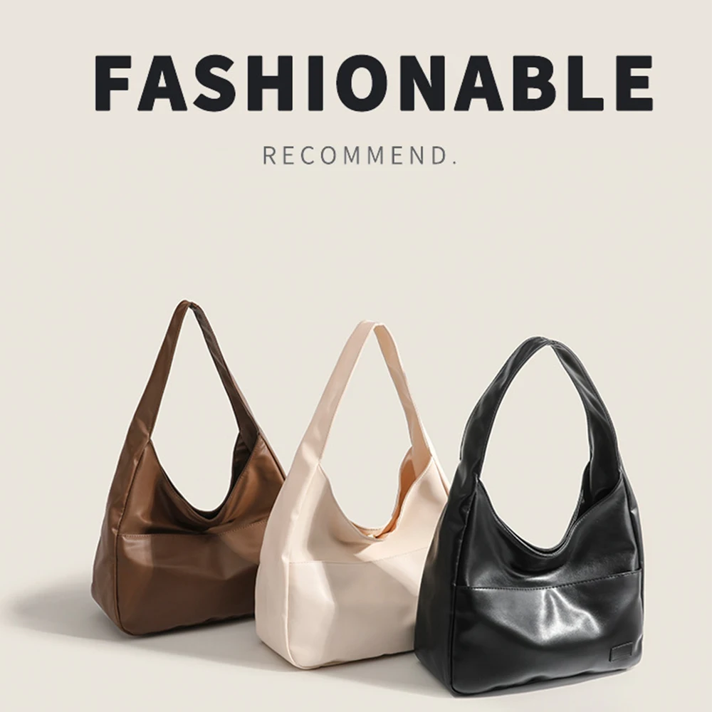 

Cross Border Hot Selling Fashionable Simple Retro Shoulder Bag Handbag Casual Commuting Trend Large Capacity Handbag Tote Bag