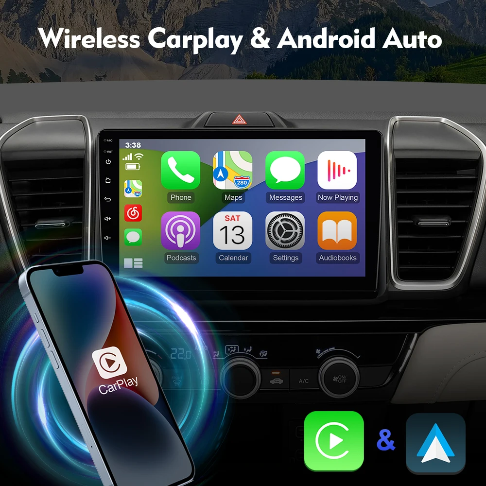 9 Inch Isudar Android 12  Car Radio For Honda city 2020- Carplay Auto Stereo GPS No 2din