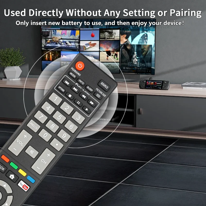 NH409UD For Magnavox Remote Control, For Magnavox TV 32ME305V/F7 39MF412B/F7 40MV336X 43MV314X 50MF412B/F7 55ME314V