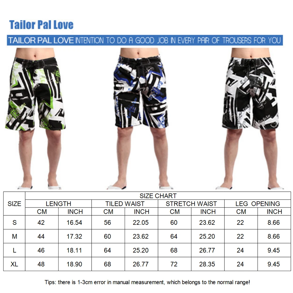 Pantalones cortos de surf estampados con cintura elástica hombre - imagen 2