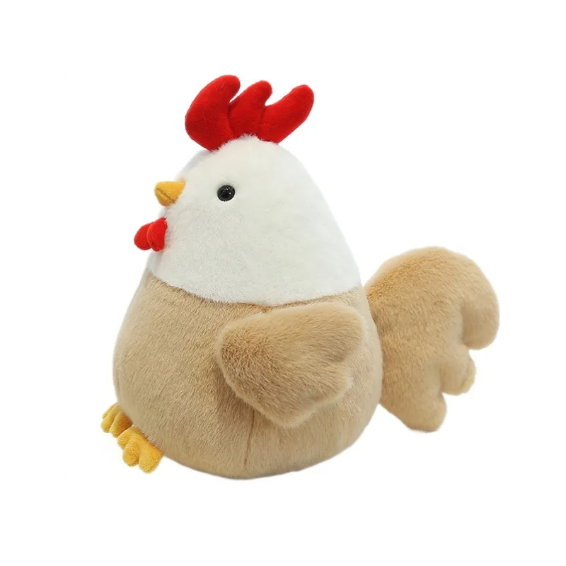 

25CM Chicken Doll Plush Toy Cute Doll Soft And Comfortable Girl Sleeping Pillow Gift Children Toys Pillow Plushie Stuffed Toys