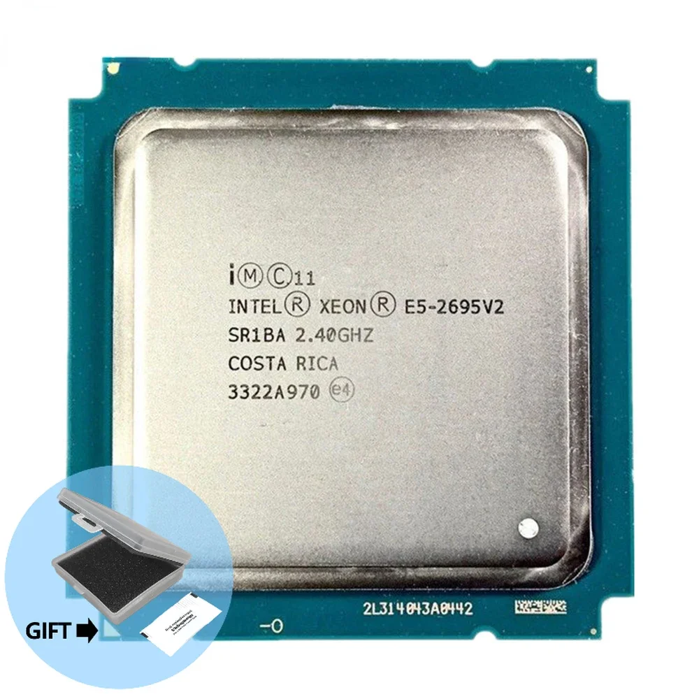 

Intel Xeon E5 2695 v2 2.40GHz 30MB 12-Core 115W LGA 2011 SR1BA E5 2695V2 Server Processor cpu