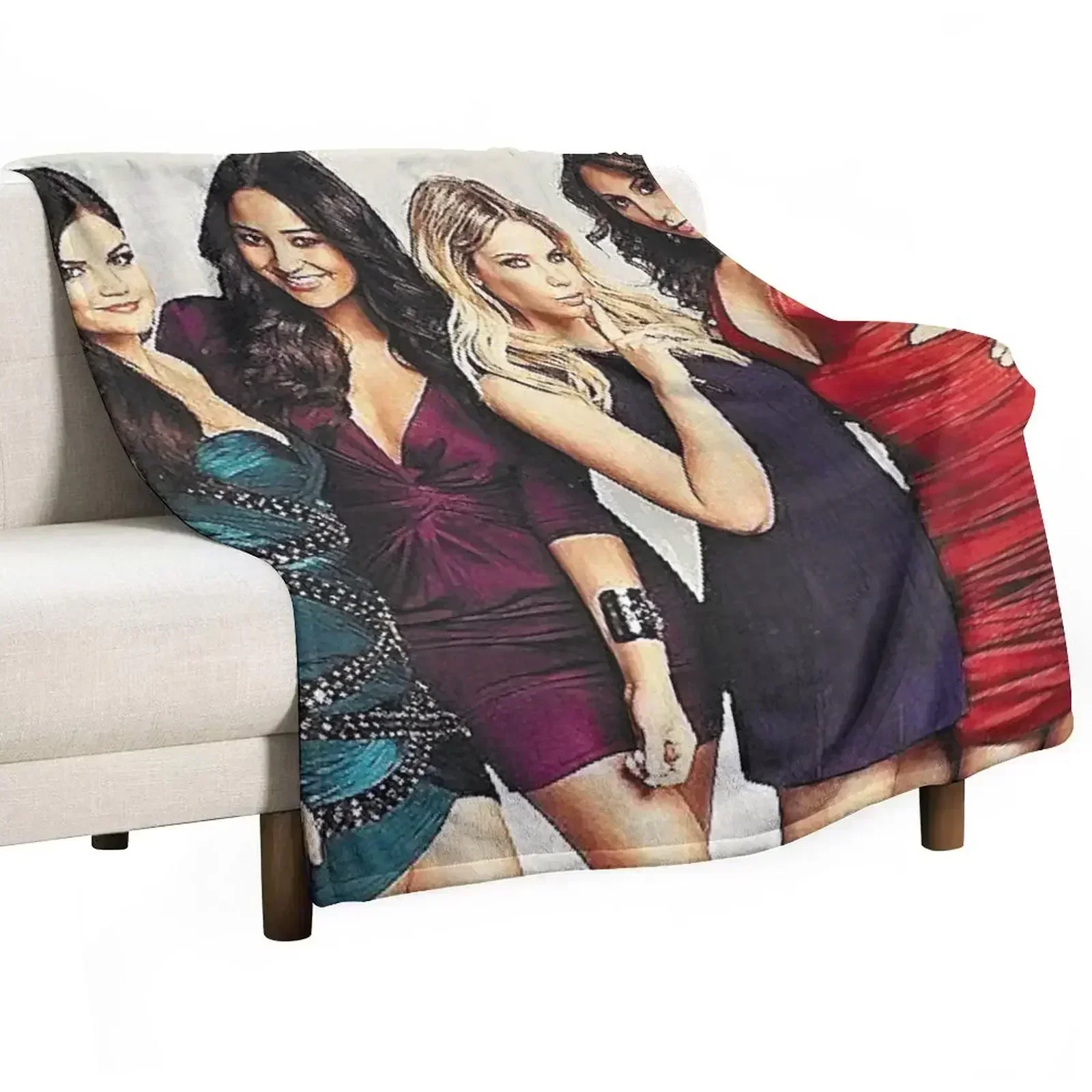 

LIARS Throw Blanket For Decorative Sofa Single Shaggy halloween Blankets