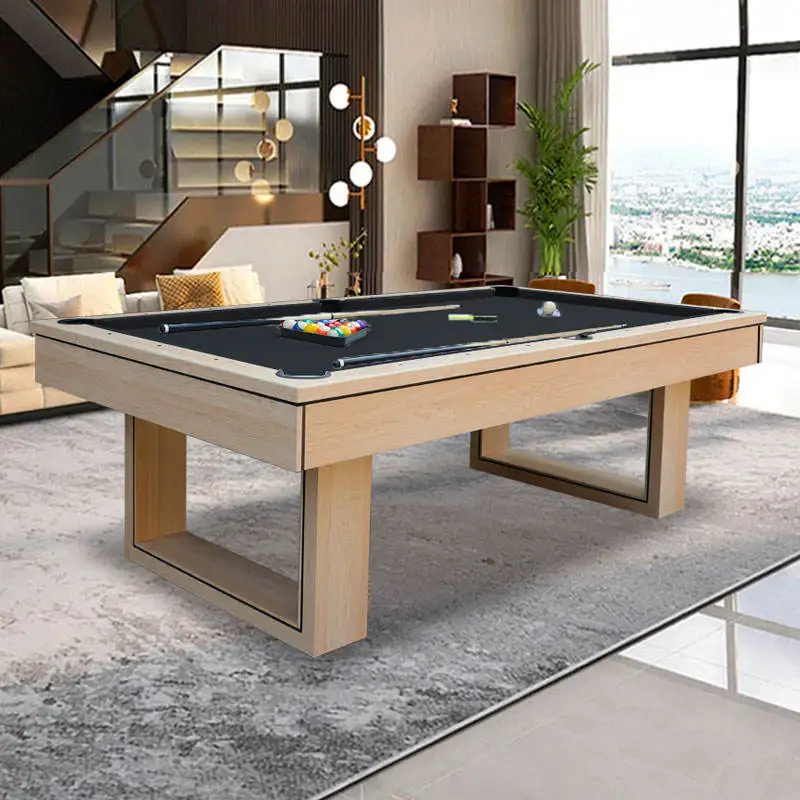 Factory Direct Sell Fashionable Design 7FT MDF With PVC Billiard Pool Game Table For Sale
