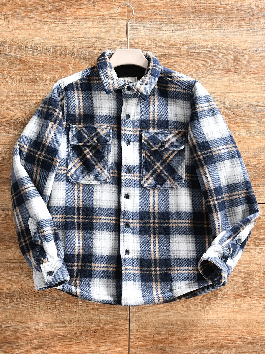 Double-Sided Fleece Plaid Shir - Flannel Shirt Lined review and price