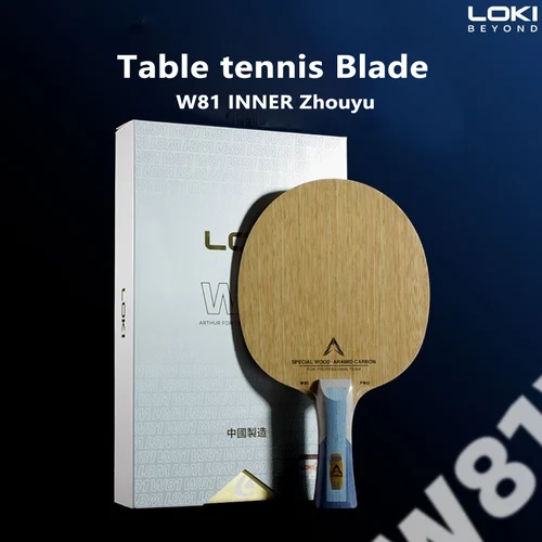 Imagen 1 del producto Original LOKI Arthur W81 hoja de tenis de mesa interior nueva 5 + 2 hoja de Ping Pong de carbono aromático tablero Base profesional con caja