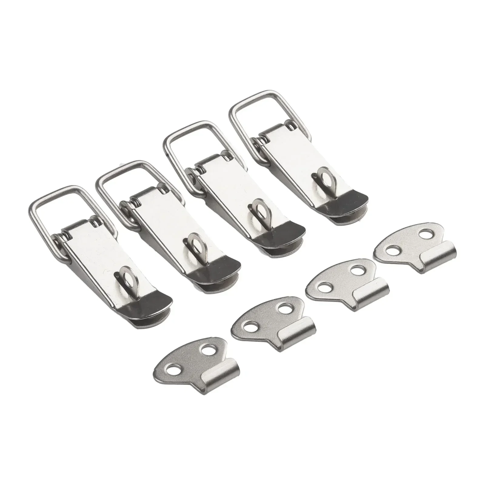 4pc Latch Catch Eisen Schrank Boxen Haspe Toolbox Toggle Lock Haspe Toggle Latch Mini Klemmen Box Verschluss Schnalle Stamm Latch fänge