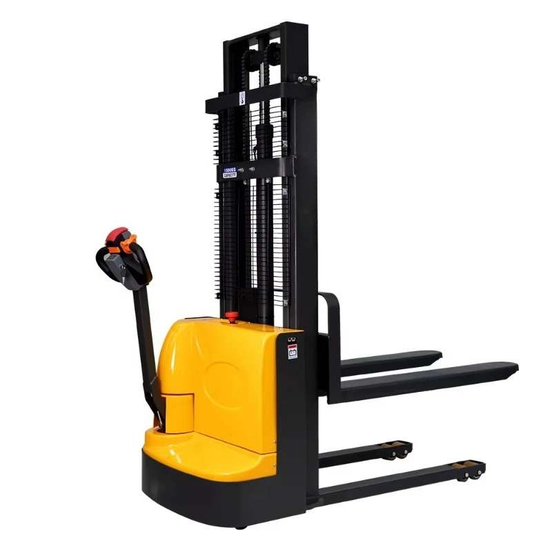 Full Electric Walking Stacker Electric Walkie Stacker 1.5ton 2 Ton Stacker Forklift with High Quality