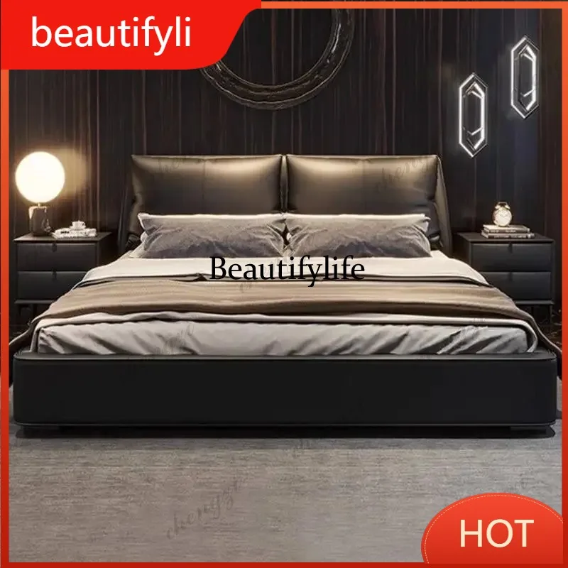 

A139 Large Couples Double Bed Australia Designs Black Wooden Japanese Double Bed Luxury Adults Queen Cama De Casal Bedrooms Furn