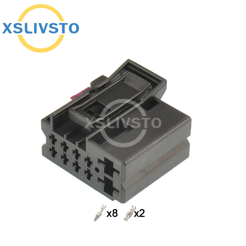 10 Pin Female 1.5 6.3 Series Automotive Composite Connector Car Oil Pump Controller Plug 8Z0972701 8Z0 972 701 For VW Audi Skoda