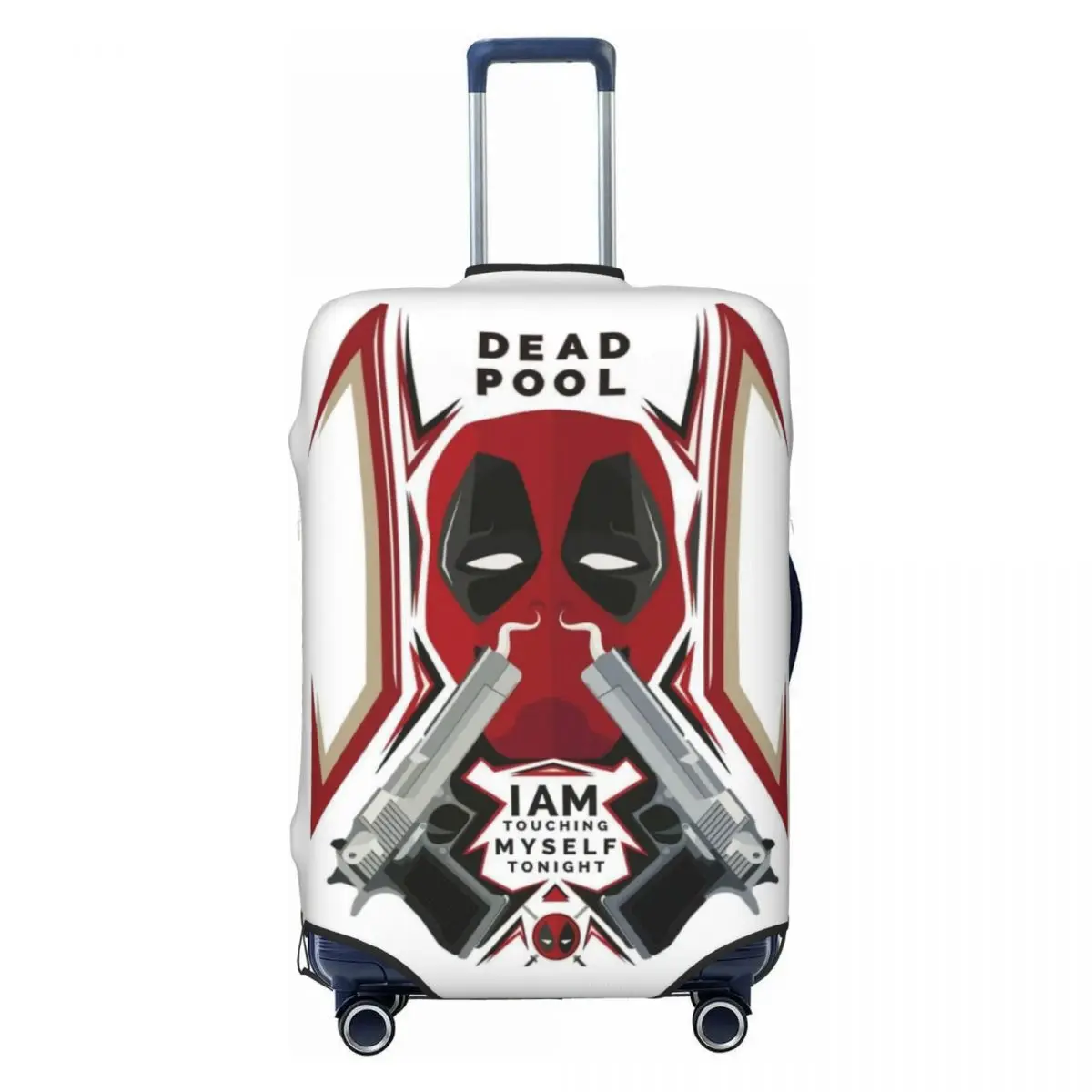 

Custom Deadpool Luggage Cover Protector Fashion Travel Suitcase Covers for 18-32 Inch