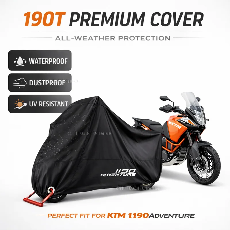 

Чехол для мотоцикла KTM 1290 390 790 890 990 1050 1090 1190 1290 Super Adventure, водонепроницаемый, пылезащитный, с защитой от ультрафиолета, всесезонный