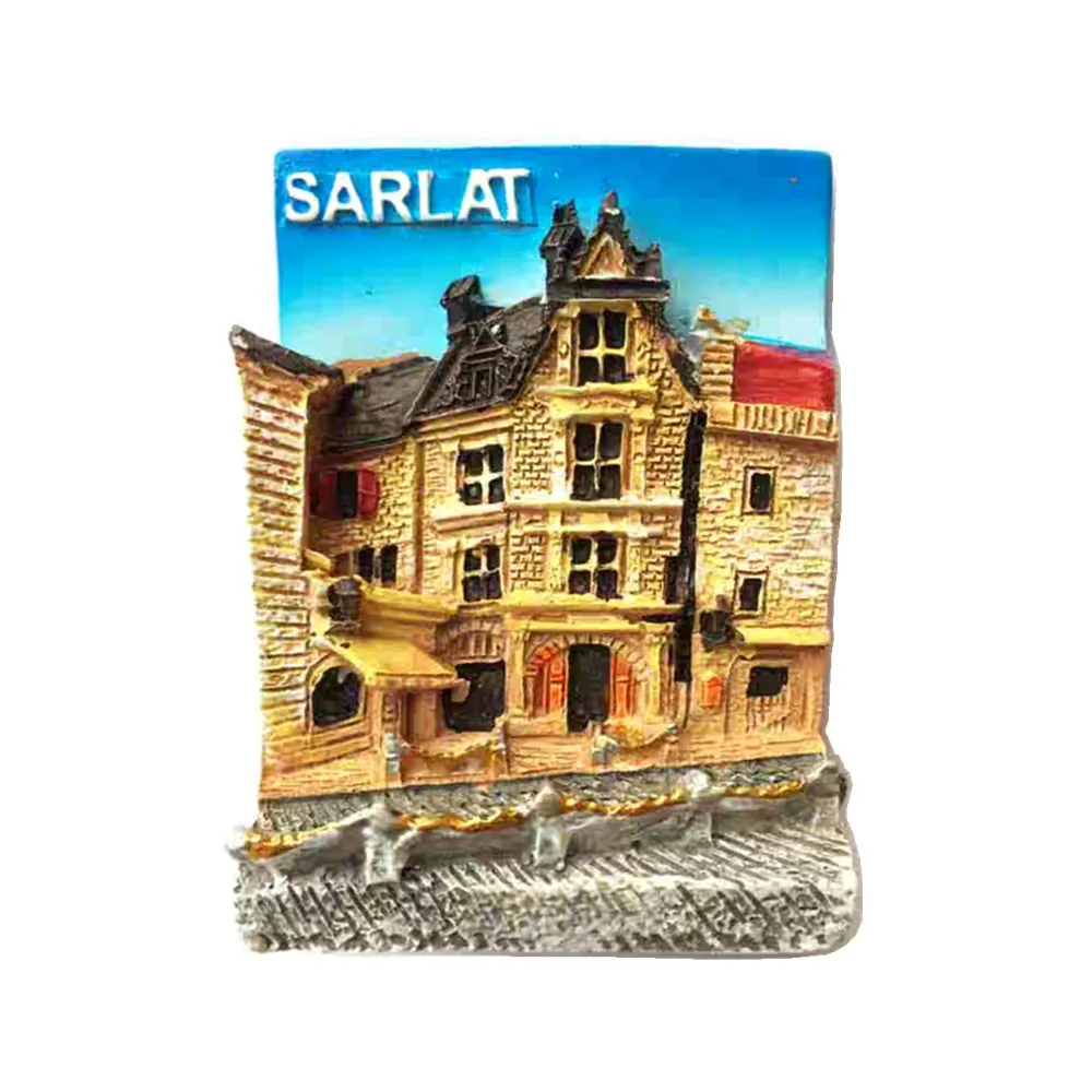France Bordeaux Cathedrale De Reims Tourist Souvenir Fridge Magnets Decoration Articles Handicraft Magnetic Refrigerator Gifts