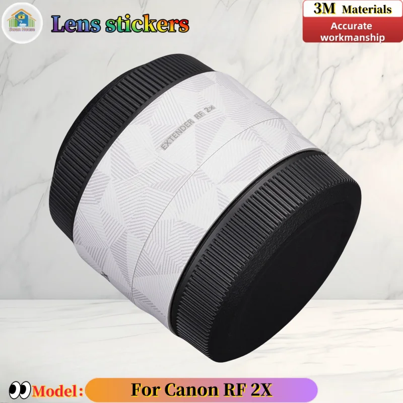 

For Canon RF 2X Camera lens sticker, DIY skin, Precision tailoring wear-resistant protective film