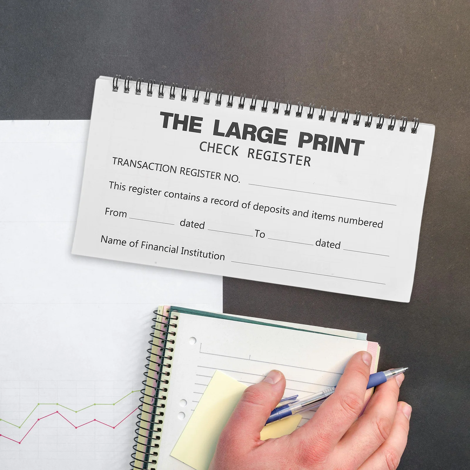 Buku Perencana Pelacakan Keuangan Portabel Desain Ringkas untuk Kemudahan Membawa Alat Manajemen Pengeluaran Buku Catatan Perencana Anggaran Bulanan