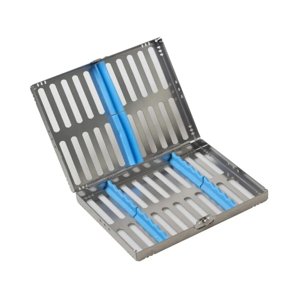 Dental Sterilizing Cassett Surgical Autoclavable Dental Sterilisation Box File Burs Disinfection Tray Dentist Tools view 4