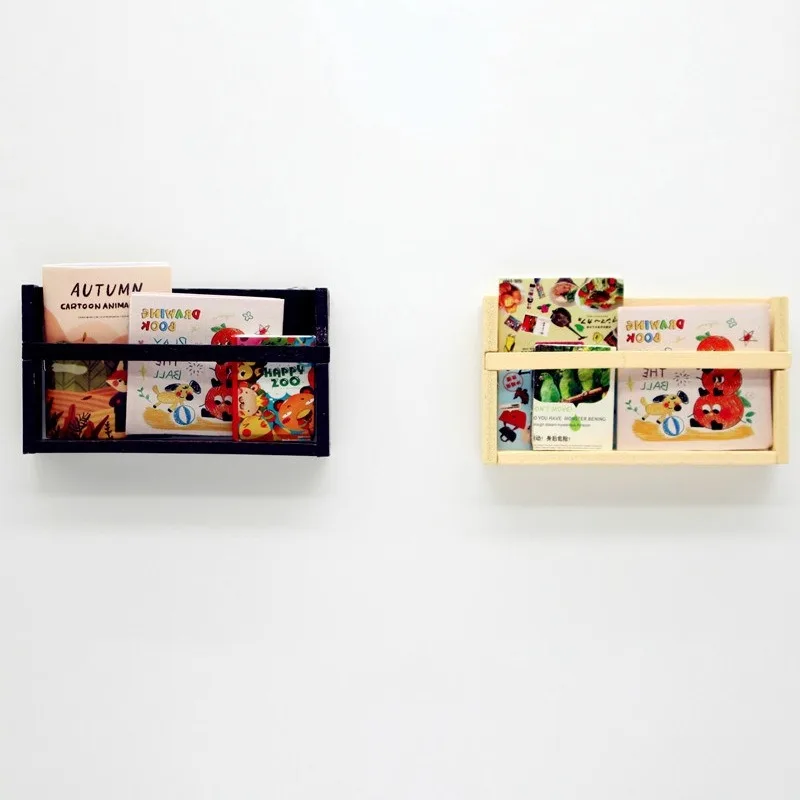 Puppenhaus Einfache Europäische Massivholz Lagerung Schrank Rack Bücherregal Schrank Möbel Miniatur Kleine Ornamente